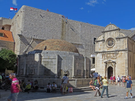Big Onofrio's Fountain in Dubrovnik Croatia