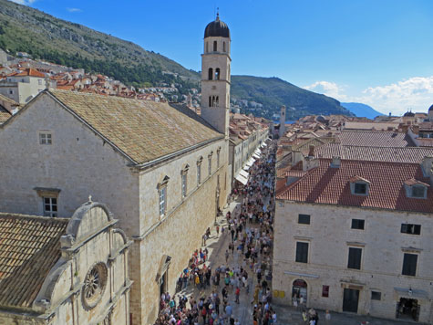 Map of Dubrovnik Croatia