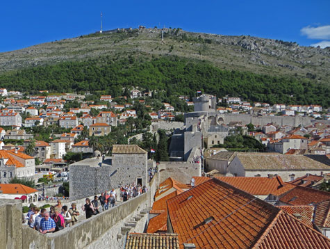 Mount Srd in Croatia