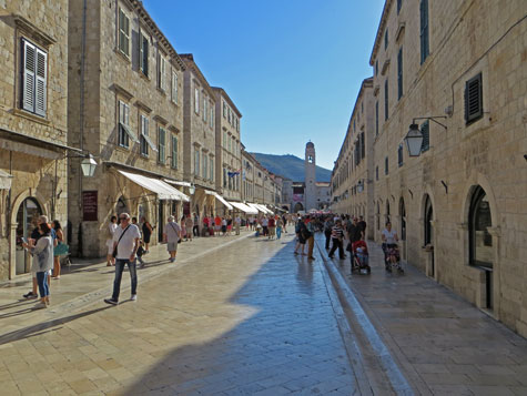 Main Street of Dubrovnik Croatia