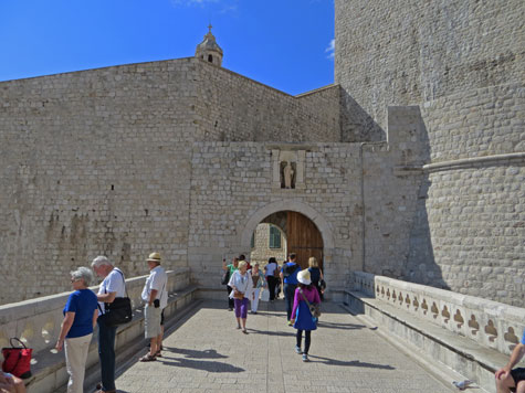 Ploce Gate in Dubrovnik Croatia